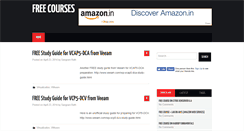 Desktop Screenshot of freecourses.in