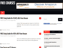 Tablet Screenshot of freecourses.in